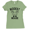modest mouse rock band black hooded sweatshirt Ladies Fitted T-Shirt