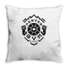 pewter gym Throw Pillow