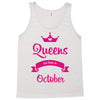 queens are born in october Tank Top