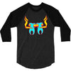 high tooths with joint 3/4 Sleeve Shirt