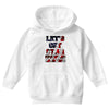 star spangled hammered Youth Hoodie
