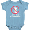 stop the intolerance Baby Bodysuit
