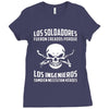 los soldadores fueron creados porque... Ladies Fitted T-Shirt