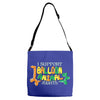 i support balloon animal rights Adjustable Strap Totes