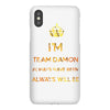 team damon salvatore iPhoneX