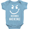 boobies make me smile Baby Onesie