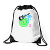 guitar retro music Drawstring Bags