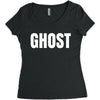 ghost (2) Women's Triblend Scoop T-shirt