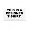 This is a Designer T-Shirt License Plate