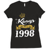 kings are born in 1998 Ladies Fitted T-Shirt