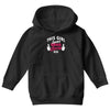 this girl loves drag racing Youth Hoodie