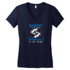 Daddy is my Name Fishing Is My Game Women's V-Neck T-Shirt