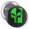 mad engine marvel brand punisher scar glow in the dark Pin-back button