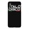 retro italo disco iPhoneX Case