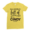 in a world full of grinches be a cindy lou who Ladies Fitted T-Shirt