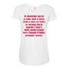 casual friday Maternity Scoop Neck T-shirt