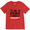 conor mcgregor apologize ufc mma notorious V-Neck Tee