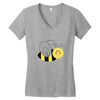 cute bee Women's V-Neck T-Shirt