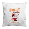 enlist Throw Pillow