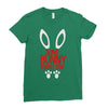 happy easter some bunny loves me Ladies Fitted T-Shirt