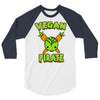 vegan pirate 3/4 Sleeve Shirt
