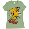 pizzaboarding Ladies Fitted T-Shirt