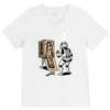 metal wars solid V-Neck Tee