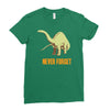 never forget Ladies Fitted T-Shirt