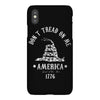 don't tread on me iPhoneX Case