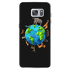 animal polygon around the planet Samsung Galaxy S7
