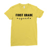 first grade squad Ladies Fitted T-Shirt