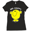 mr happy Ladies Fitted T-Shirt