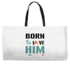 Born To Love Him (Born To Love Her &ndash; Born To Love Him Couples Design Weekender Totes