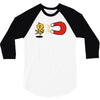 khaki chick magnet 3/4 Sleeve Shirt