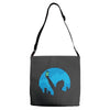 bat signal Adjustable Strap Totes