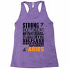 Strong Independent Motivated Aries Racerback Tank