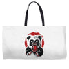 angry panda Weekender Totes