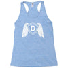 letter d with wings Racerback Tank