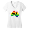 Vote Yes Australia Women's V-Neck T-Shirt