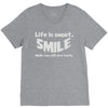 life short smile advice wisdom V-Neck Tee