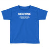 mechanic mens funny Toddler T-shirt