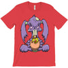 zombie bunny loves brains T-Shirt