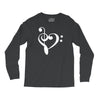music heart rock baseball jersey Long Sleeve Shirts