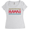 hawaii Women's Triblend Scoop T-shirt