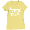 czech mate yak 11 race 86 reno air racer air racing decal Ladies Fitted T-Shirt