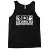 gas grass ass nobody rides for free funny Tank Top
