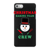 christmas baking team crew snowman iPhone 7 Case