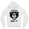 grin and bear it Zipper Hoodie
