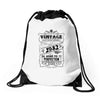 Vintage Aged To Perfection 1982 Drawstring Bags
