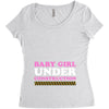Baby Girl Under Construction Women's Triblend Scoop T-shirt